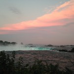 Niagara Waterfall sunset